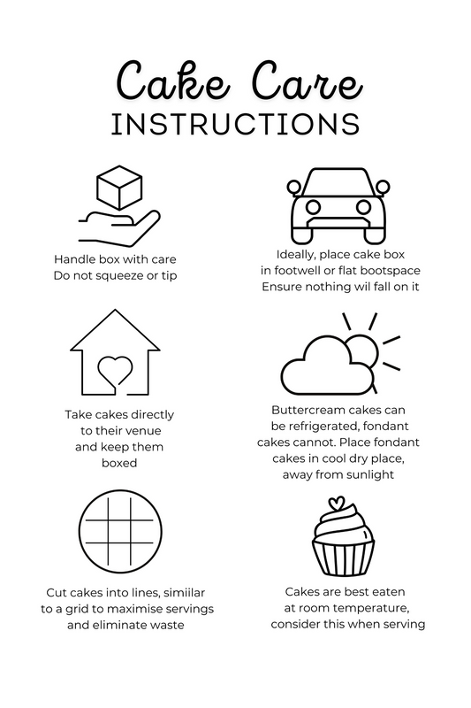 Cake Care Card