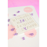 Savvy Shapes Moulds - Sans Serif Alphabet Lower Case
