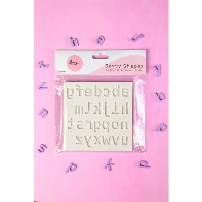 Savvy Shapes Moulds - Sans Serif Alphabet Lower Case