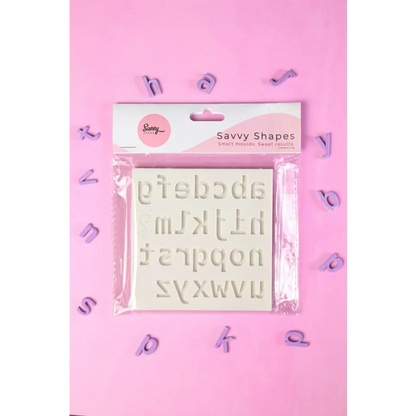 Savvy Shapes Moulds - Sans Serif Alphabet Lower Case