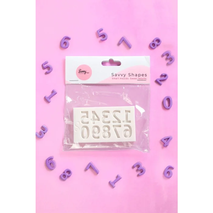 Savvy Shapes Moulds - Sans Serif Numbers