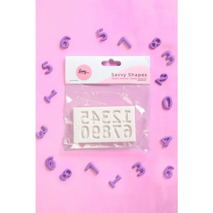 Savvy Shapes Moulds - Sans Serif Numbers